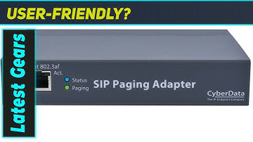 CyberData 011233 SIP-pagingadapter: de ultieme paging- en beltoonupgrade