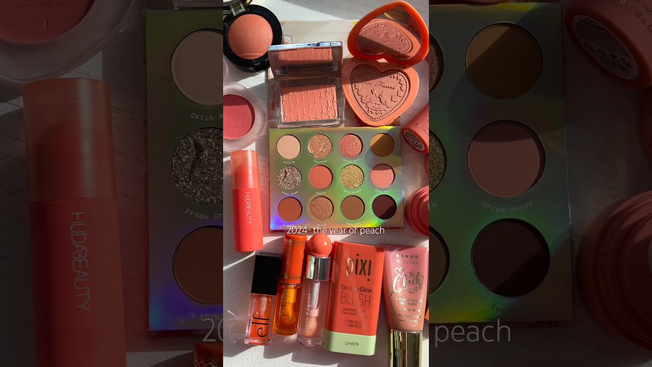 2024- the year of Peach makeup 