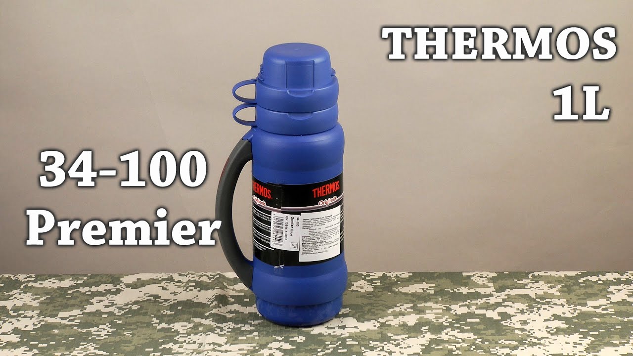 Демонстрация Thermos 34100 Premier 1л Blue YouTube