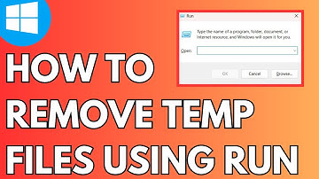 Delete Temp Files in Windows 10 Using Run in 2024 (Step by Step)