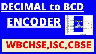 10 to 4 ENCODER || DECIMAL to BCD ENCODER || HINDI ||