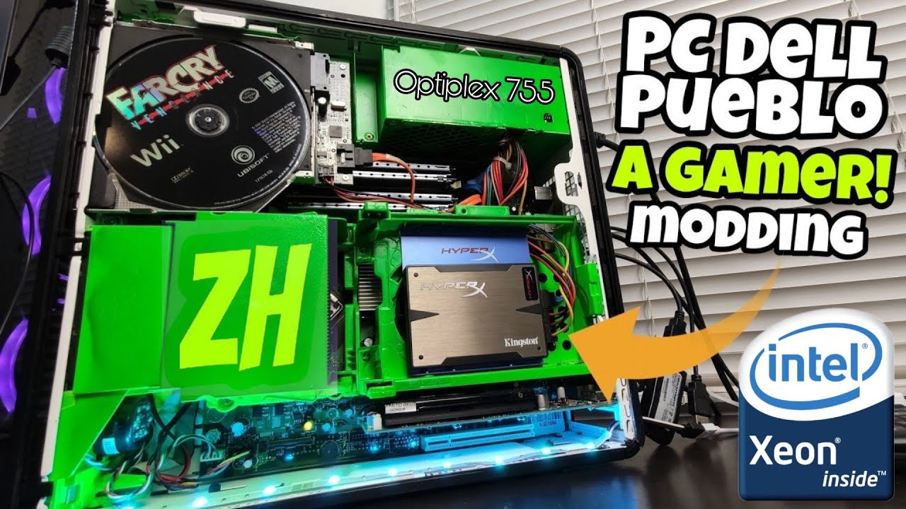 I MODIFY THIS PC DELL $ 5 TO GAMER! EXTREME MODIFICATION! SOCKET 775 WITH  INTEL XEON !!! - YouTube