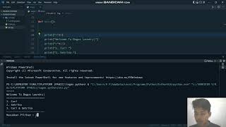 Program laundry sederhana menggunakan python