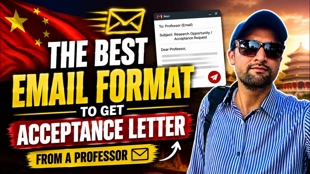How to Write a Perfect Email to Professor for Acceptance Letter | Step ...