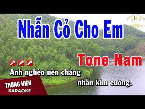 karaoke nhẫn cỏ cho em tại Xemloibaihat.com