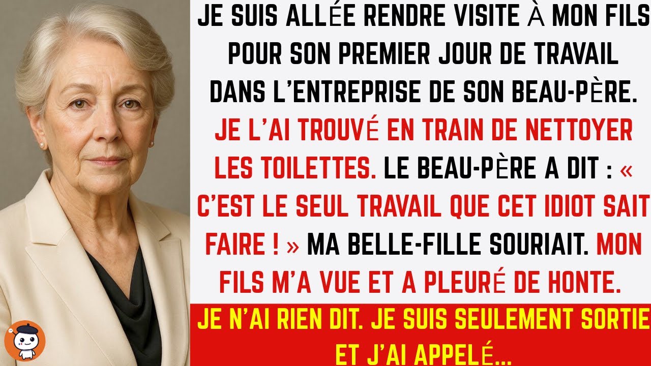 J’ai vu mon fils nettoyer des toilettes… Mon beau-père a ri : « C'est tout ce qu'il sait faire. »
