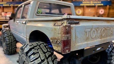 Weathering & New Wheels for the RC4wd C2X Scale Crawler