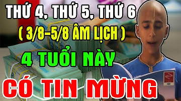 Đúng 3 Ngày Tới Nổ Lộc Trời Ban 4 Con Giáp Gặp Thời Trúng Lớn, lộc về!