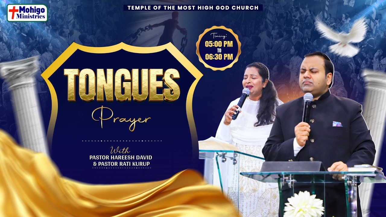 🔴07-03-2026 || ONE HOUR OF TONGUES PRAYER WITH PASTOR HAREESH DAVID & PASTOR RATI