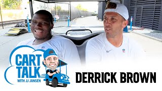 Cart Talk: Derrick Brown Talks Cannonball Splash Form | Carolina Panthers