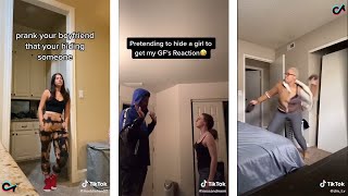 Pretend Like You're Hiding Someone In The Room Prank 😂😂 - Tiktok Compilation