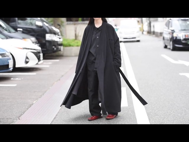 BISHOOL : angora wool KIMONO coat by OVIE STUDIO - YouTube