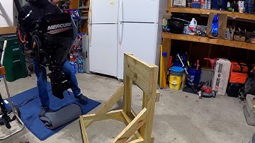 How to Build a Simple Outboard Motor Stand | Mercury Outboard | Outboard Stand