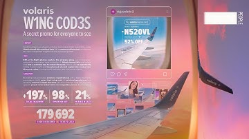 Volaris Airlines - W1ng Cod3s (Case Study) | Campaign