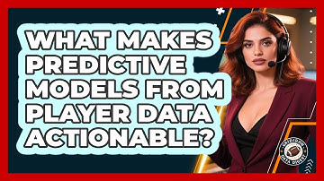 What Makes Predictive Models From Player Data Actionable? - Gridiron Data Digest