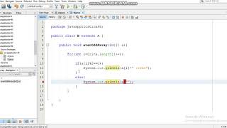 Java Programming Tutorial -52- how to find even and odd numbers in array (exercise)