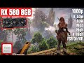 RX 580 &amp; Ryzen 5 5600 : Horizon Forbidden West | All Settings | 1080p | FSR