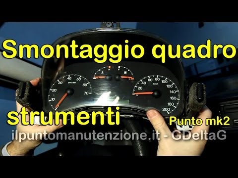 Smontaggio quadro strumenti scenic