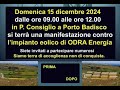 Manifestazione contro il progetto di industria elettrica eolica ODRA Otranto Porto Badisco 15dic2024