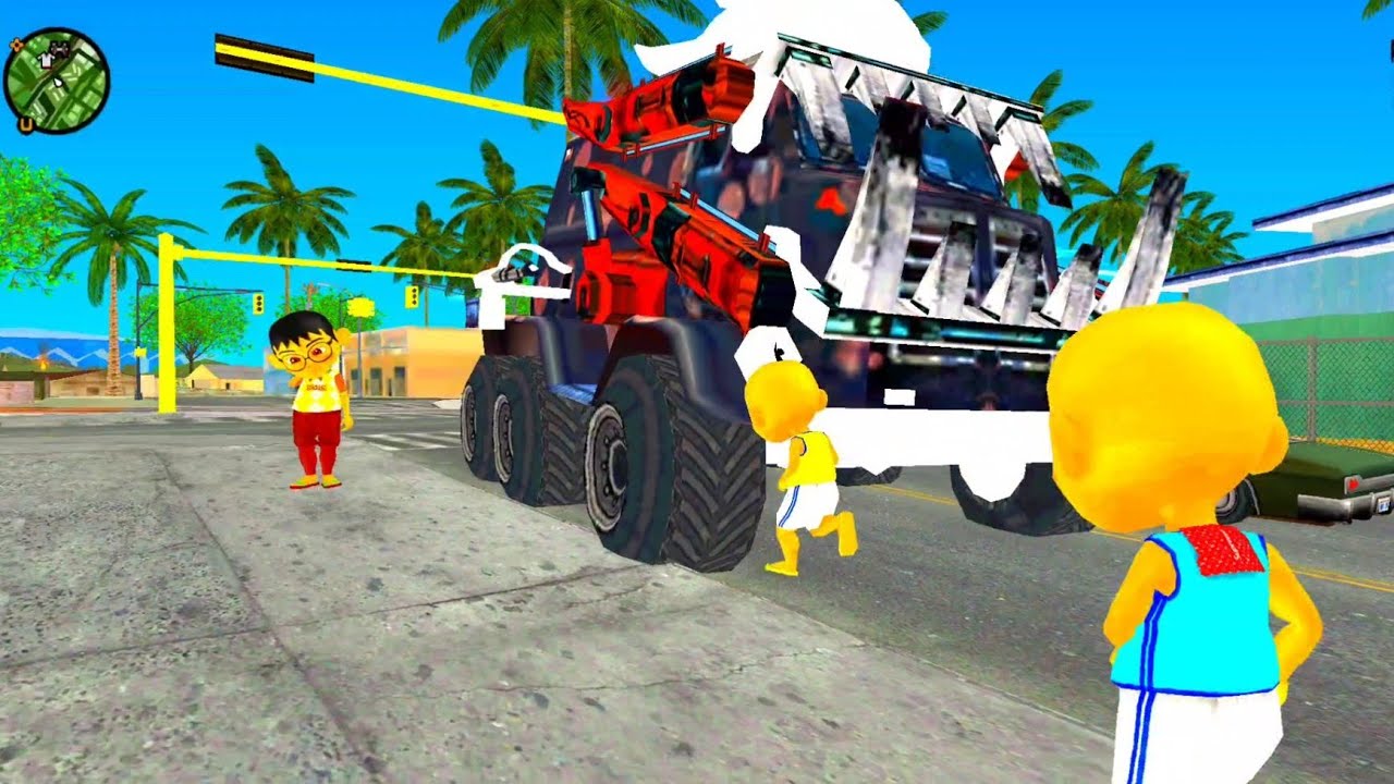 Upin dan ipin kaget kantor Papa Polisi dikuasai Manusia Serigala ,Naik Mobil Monster Lato😱Dunia Oyya