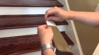 Installing Peel and Stick Carpet Stair Treads