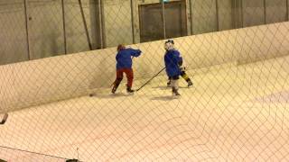 Youth hockey practices - small sided game with Valtteri Filppula & Ilari Filppula