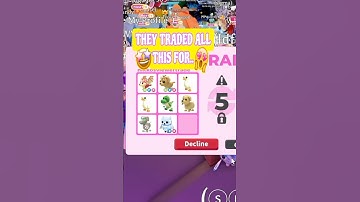 🔥🤯They Traded ALL THIS for THAT?! WFL!?🔥 #adoptmeroblox #robloxadoptme #adoptme