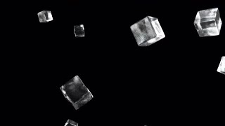 FaIling Ice Cubes Stock Motion Graphics