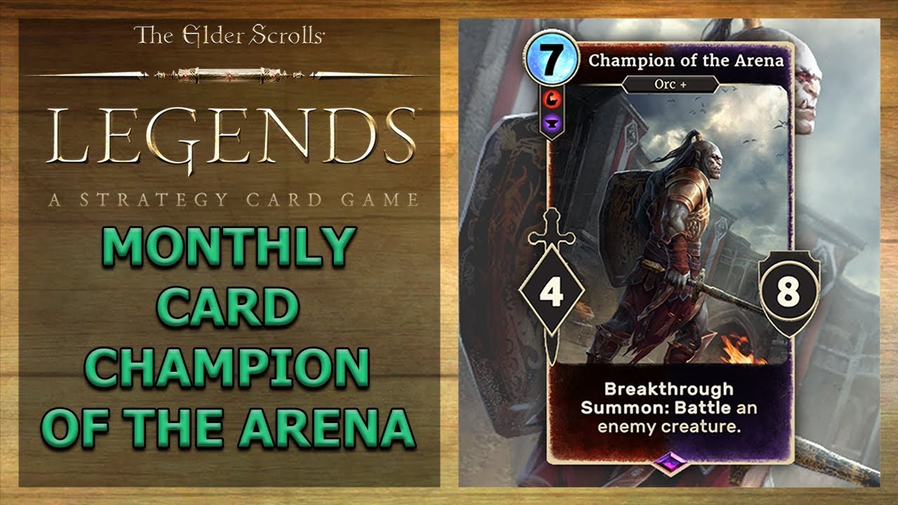 Monthly Reward Card: Champion of the Arena - YouTube