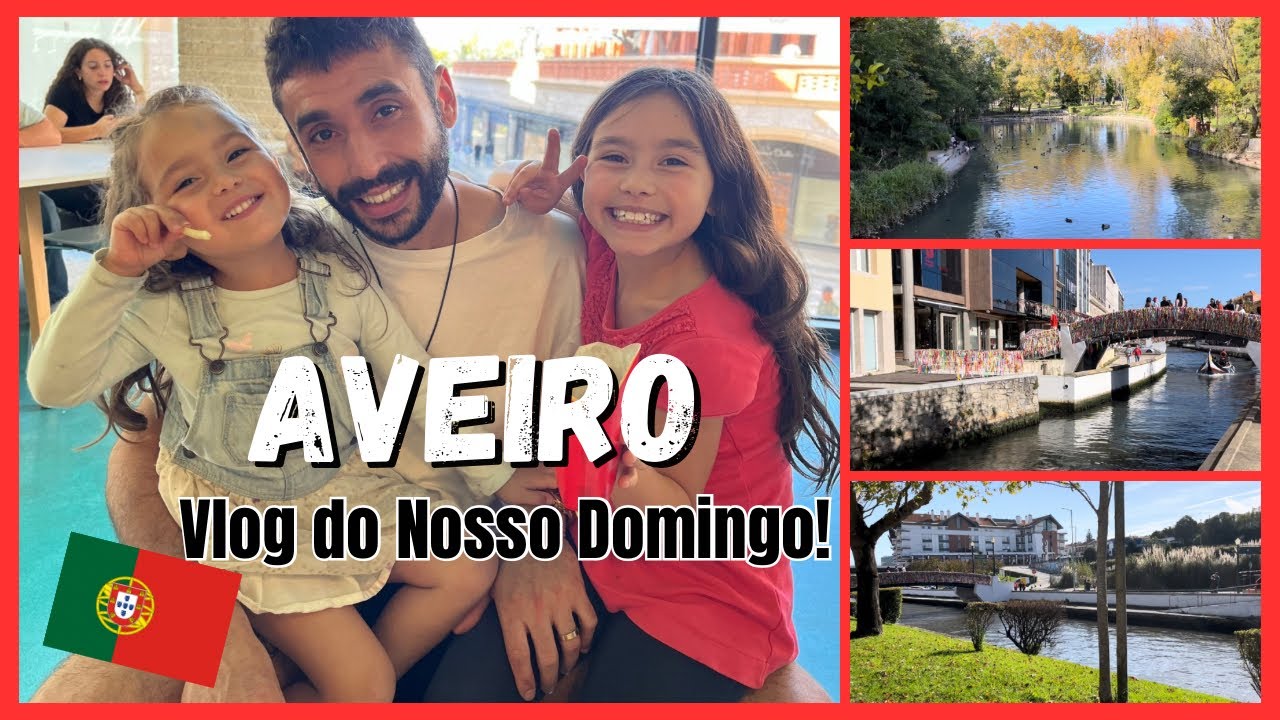 Vlog em Aveiro!Passeamos pelo centro, parques, shopping e muito mais!Uma cidade linda pra conhecer!