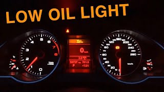 Checking Oil level in a 2010 Audi A5 2.0L TFSI