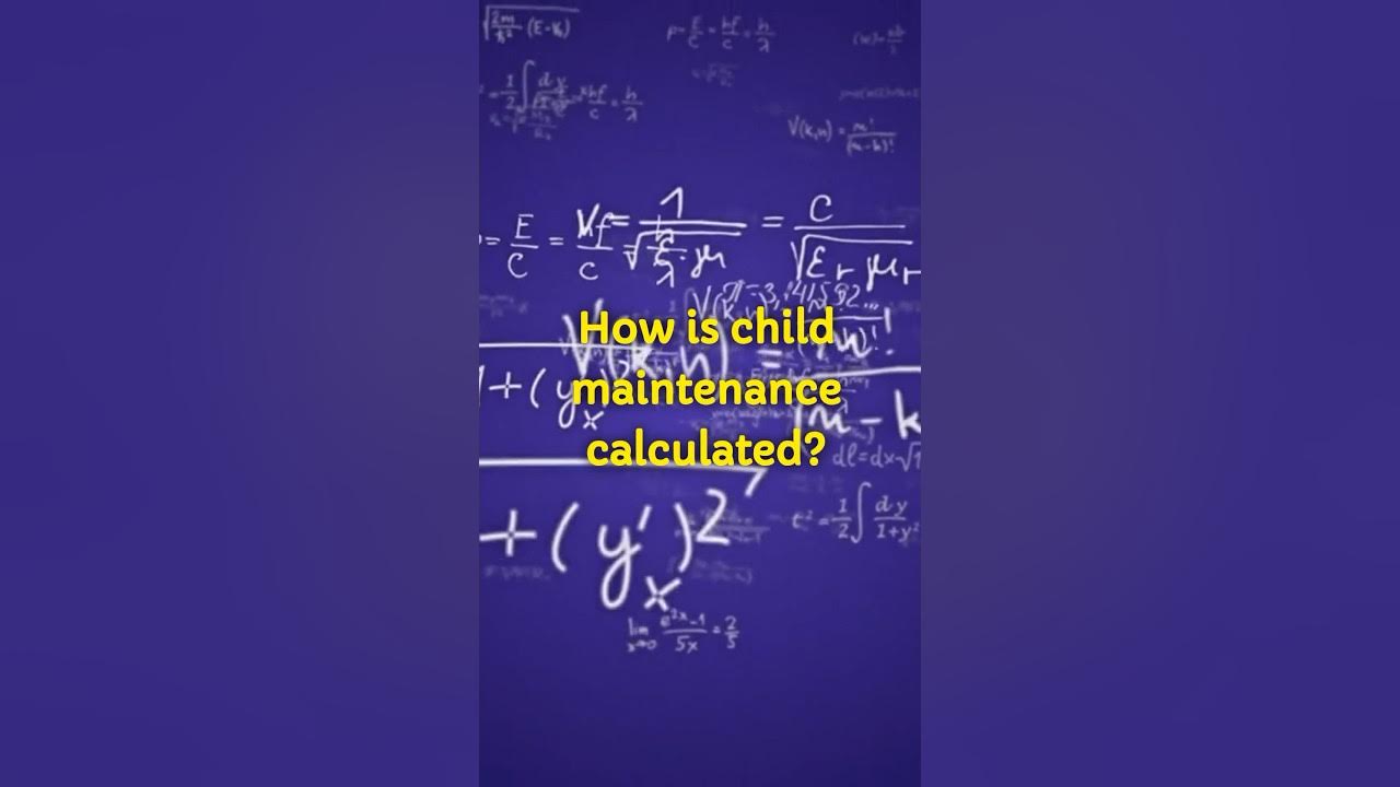 How Is Child Maintenance Calculated For Self Employed