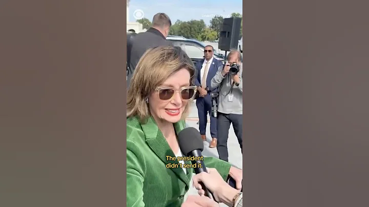 Nancy Pelosi tells woman to “shut up” after being questioned about debunked claim #shorts