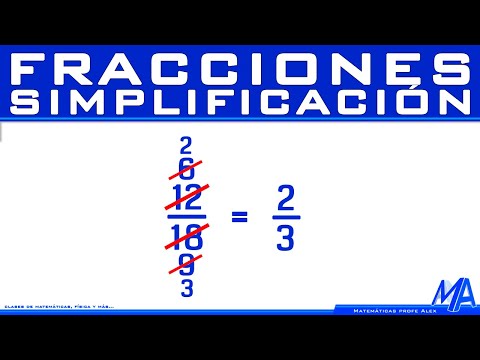 Simplificación de fracciones