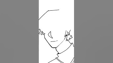 dibujo pt1 📱🖌️. #lineart #medibang #oc #shorts #speedpaint