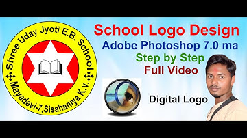 Step by Step A to Z logo Design| Tutorial Adobe Photoshop 7.0 for beginners #design #photoshop