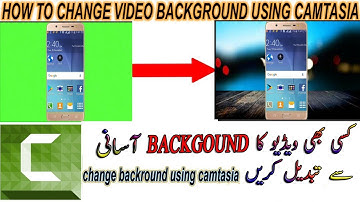 How To Change Video Background & Green Screen Effect Tutorial In Camtasia Studio