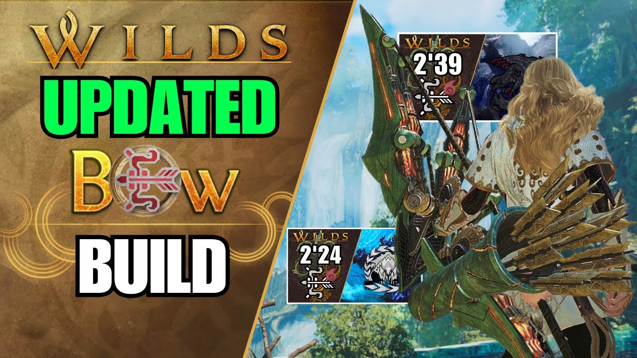 UPDATED BEST Bow Build - Monster Hunter Wilds S TIER Endgame HIGH RANK ...