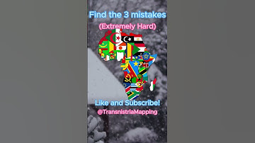 Find the 3 mistakes #mapping #geography