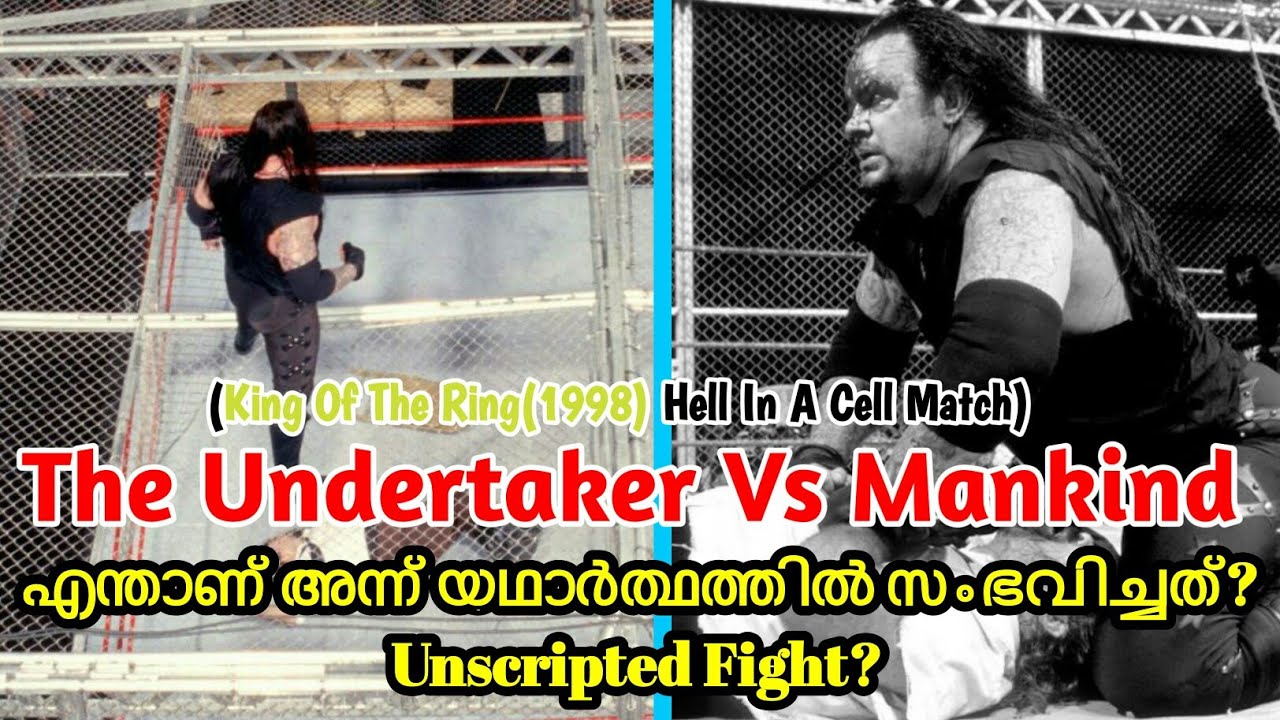 What Really Happened Before & After The Undertaker Vs Mankind Hell In A ...