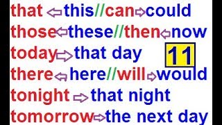 تعلم القواعد اللغة الإنجليزية كاملة:الكلام المنقول Reported speech شرح سهل لكل من أراد التعلم11