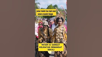 ketika kakek-kakek jadi pengantin viral ‼️‼️#pengantinviral #nikah #kakek #manten #romantis #unik