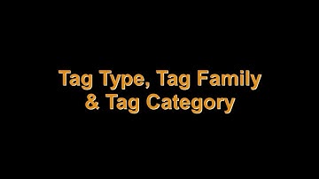 WSP Revit Addin - Tag Type, Tag Family & Tag Category