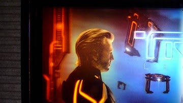 CLOSE-UP of TRON-ENCOM Edition LED Backbox Kit Version #2