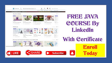 Free JAVA Course by LinkedIn || Microsoft || With Certificate || Enroll Today