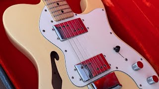 Desarmando y calibrando una Fender Thinline 1974