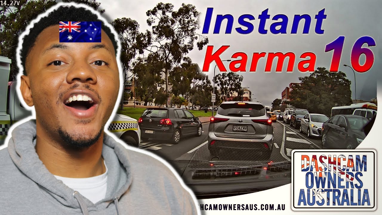 AMERICAN REACTS To Instant Karma / Caught by the Police Compilation 16 AUSTRALIA