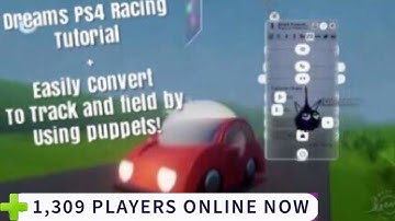 Dreams Ps4 Racing Game Tutorial (Dreams Ps4 How to make racing games)