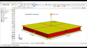Deformation of a sandwich structure under the air blast loading using the CONWEP method in Abaqus