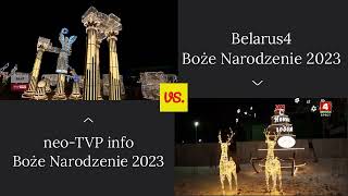 Filmik bożonarodzeniowy neoTVPinfo vs filmik bożonarodzeniowy Belarus4 2023. Aż tak wielkie różnice?